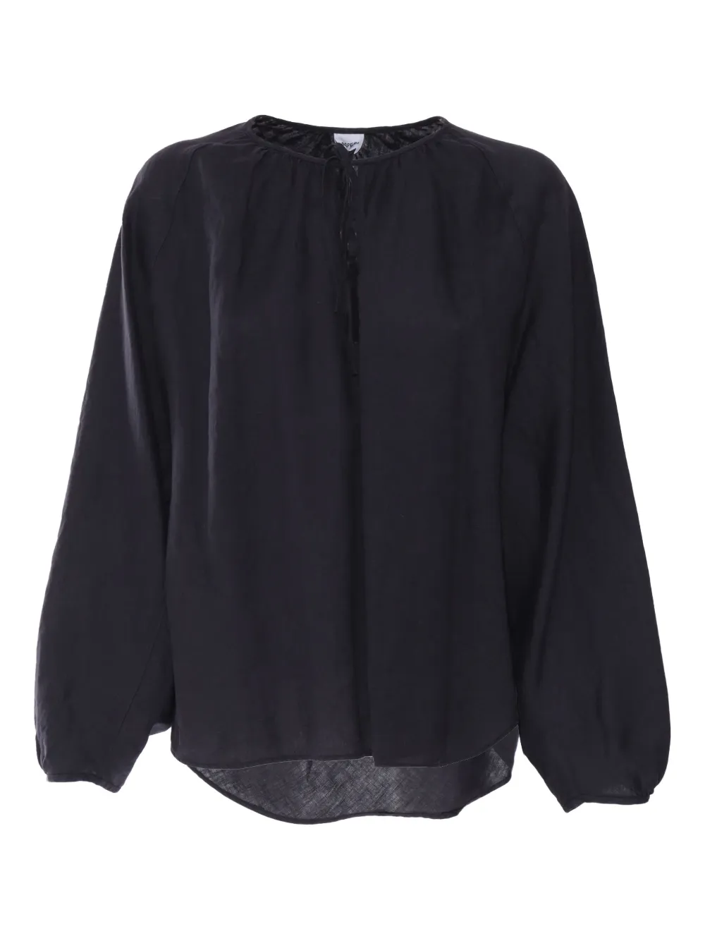 Топ с объемными рукавами и завязками ASPESI, синий
Топ с объемными рукавами и завязками ASPESI, синий