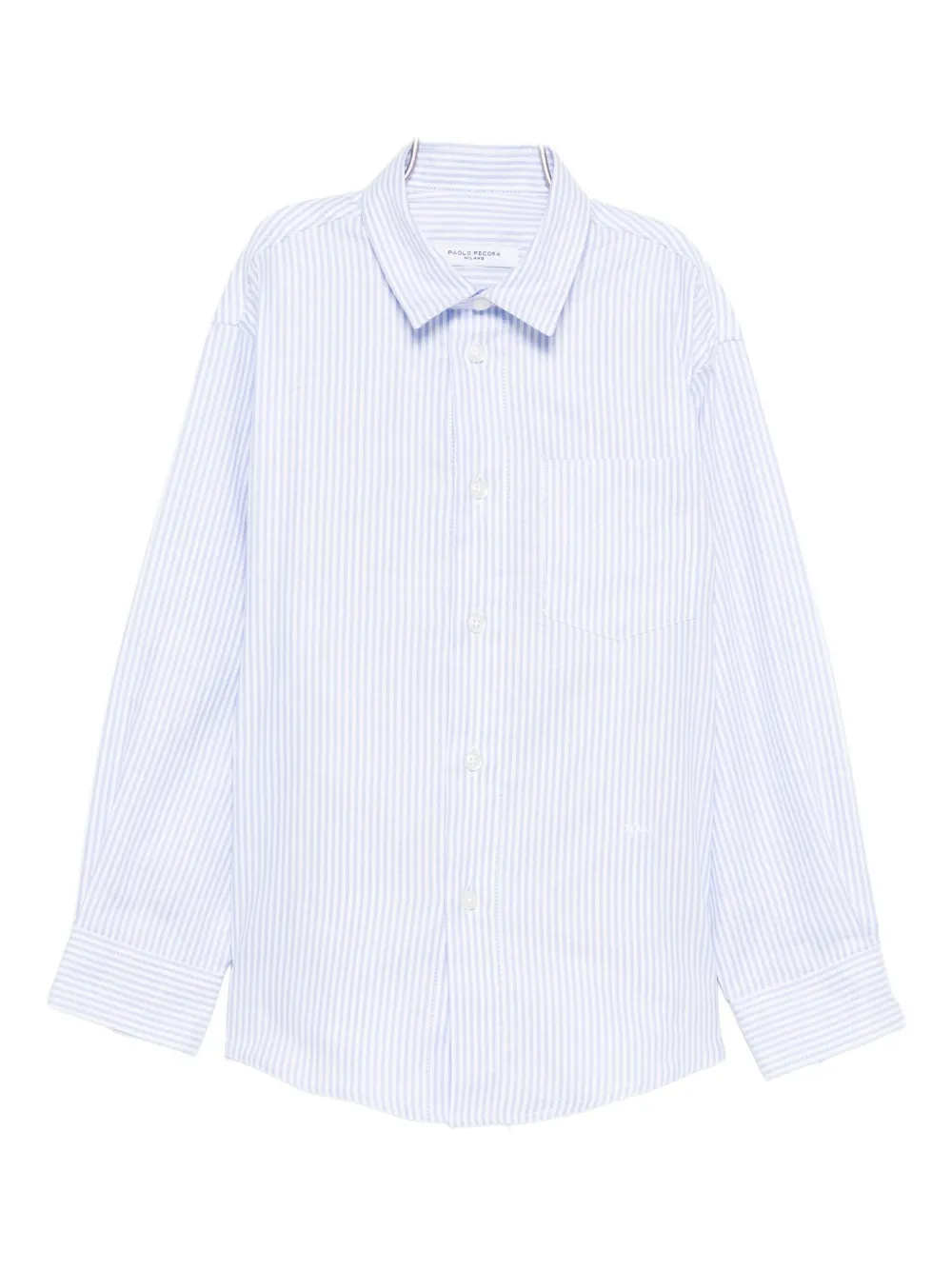 Полосатая рубашка с длинными рукавами Paolo Pecora Kids, синий
Полосатая рубашка с длинными рукавами Paolo Pecora Kids, синий