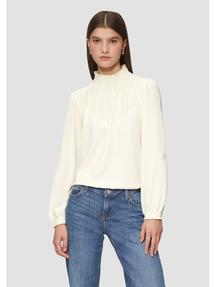 Блуза QS Bluse langarm, кремовый
Блуза QS Bluse langarm, кремовый