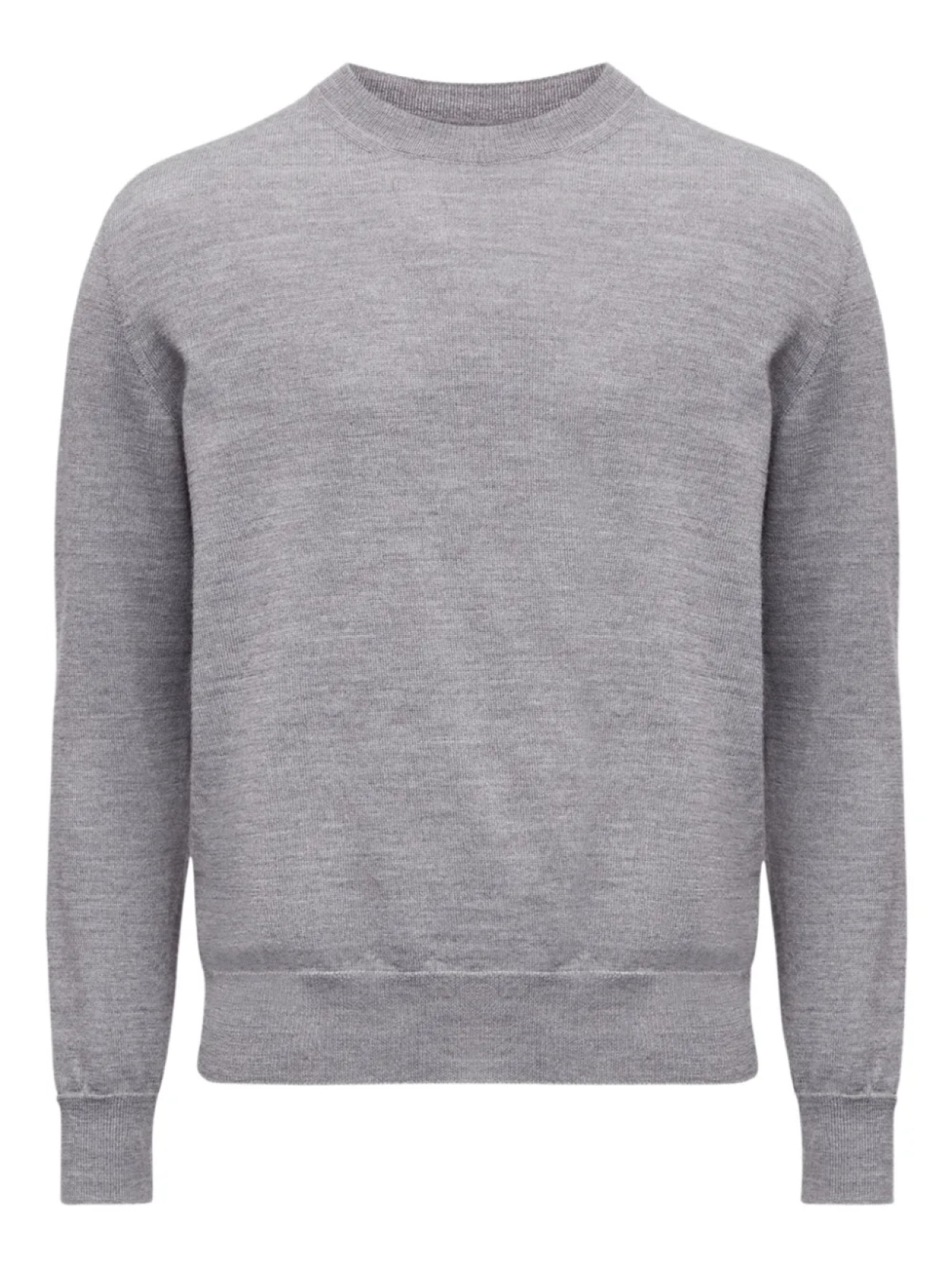 Вязаный свитер с круглым вырезом MM6 Maison Margiela, серый
Вязаный свитер с круглым вырезом MM6 Maison Margiela, серый