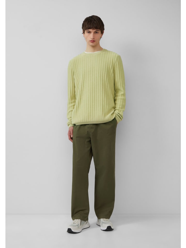 Тканевые брюки QS, оливковый 
Тканевые брюки QS, оливковый