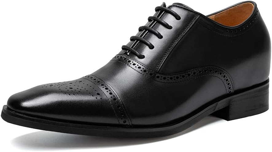 Мужские оксфорды CHAMARIPA: Подлинное незаметное увеличение роста на 7 см / 2,76, Встроенная индивидуальная подъемная стелька, Дышащая телячья кожа для ношения в течение всего дня, Для официального делового и свадебного стиля, черный
Мужские оксфорды CHAMARIPA: Подлинное незаметное увеличение роста на 7 см / 2,76, Встроенная индивидуальная подъемная стелька, Дышащая телячья кожа для ношения в течение всего дня, Для официального делового и свадебного стиля, черный