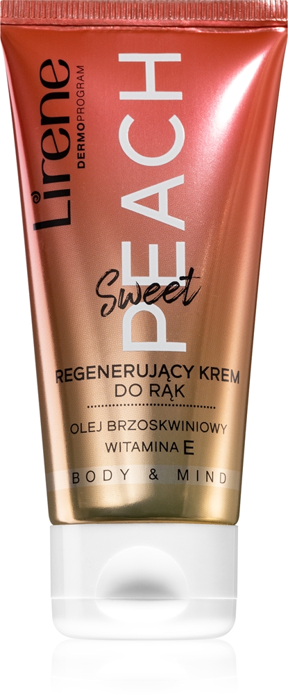 Уход за руками, восстанавливающий крем для рук с ароматом сладкого персика Lirene, 50 мл
Уход за руками, восстанавливающий крем для рук с ароматом сладкого персика Lirene, 50 мл