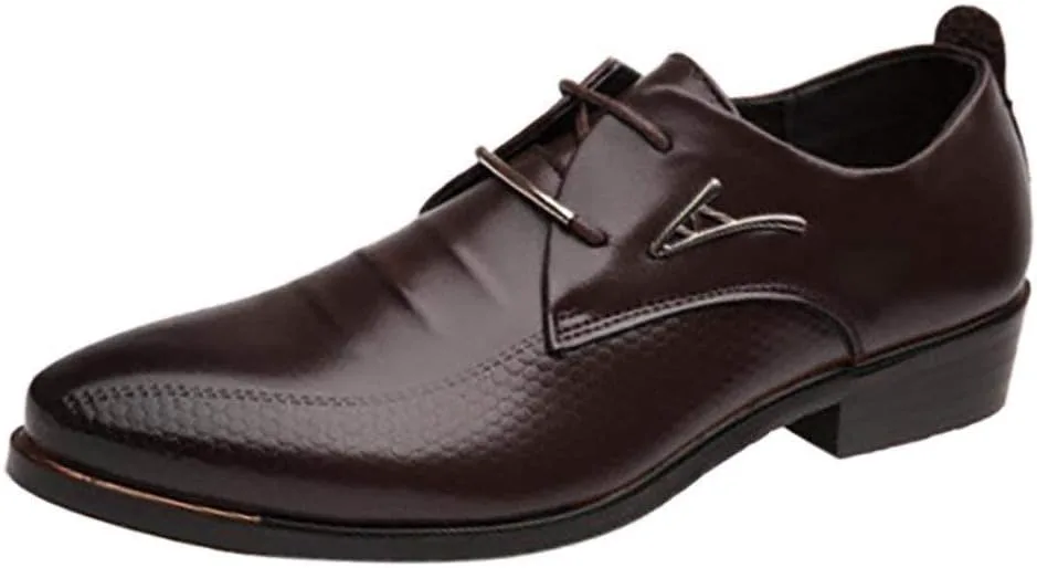 Мужские туфли BORAMAX из искусственной кожи с шнуровкой, деловые модные свадебные туфли к костюму, комфортные оксфорды с заостренным носком, коричневые, коричневый
Мужские туфли BORAMAX из искусственной кожи с шнуровкой, деловые модные свадебные туфли к костюму, комфортные оксфорды с заостренным носком, коричневые, коричневый