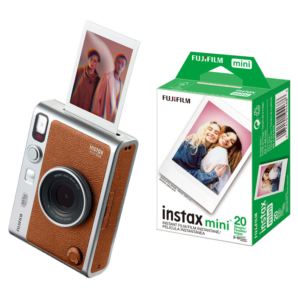 Цифровая камера FUJIFILM INSTAX MINI EVO Hybrid Instant Camera with Film Kit
Цифровая камера FUJIFILM INSTAX MINI EVO Hybrid Instant Camera with Film Kit