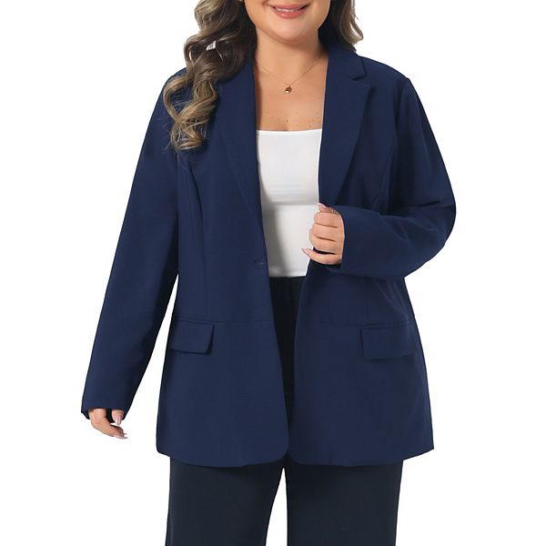 Женский блейзер с лацканами для офиса Agnes Orinda, Navy Blue
Женский блейзер с лацканами для офиса Agnes Orinda, Navy Blue