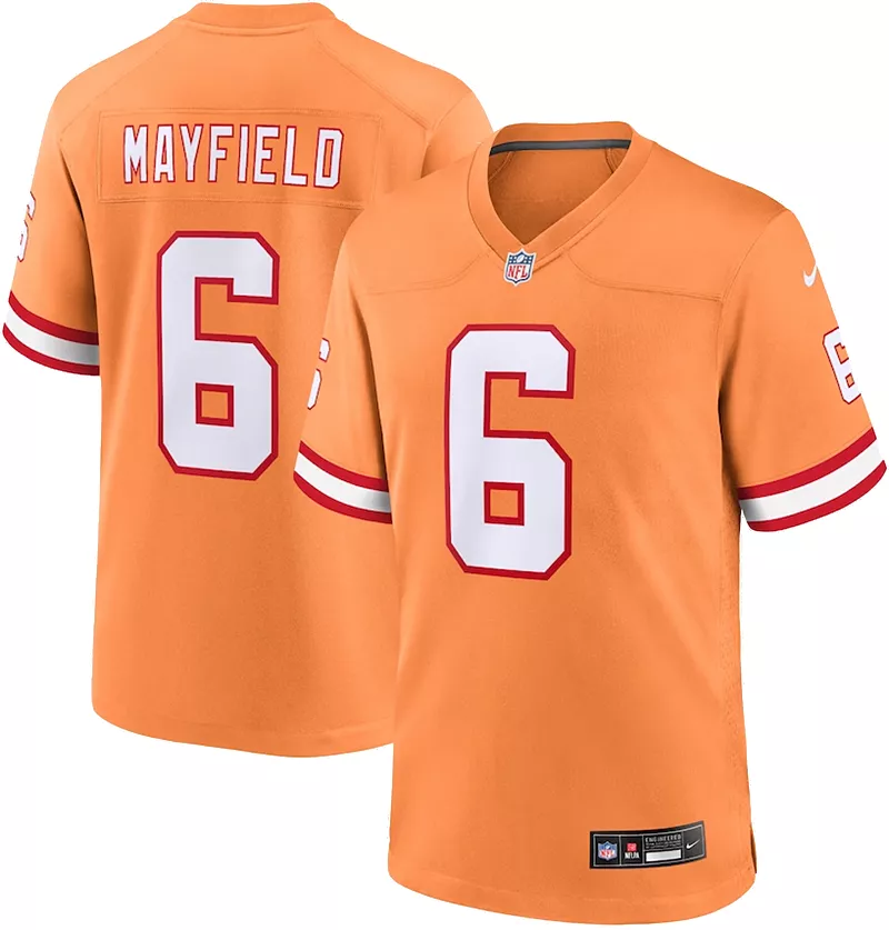 Футболка Nike Youth Tampa Bay Buccaneers Бейкер Мэйфилд #6 альтернативного оранжевого цвета
Футболка Nike Youth Tampa Bay Buccaneers Бейкер Мэйфилд #6 альтернативного оранжевого цвета