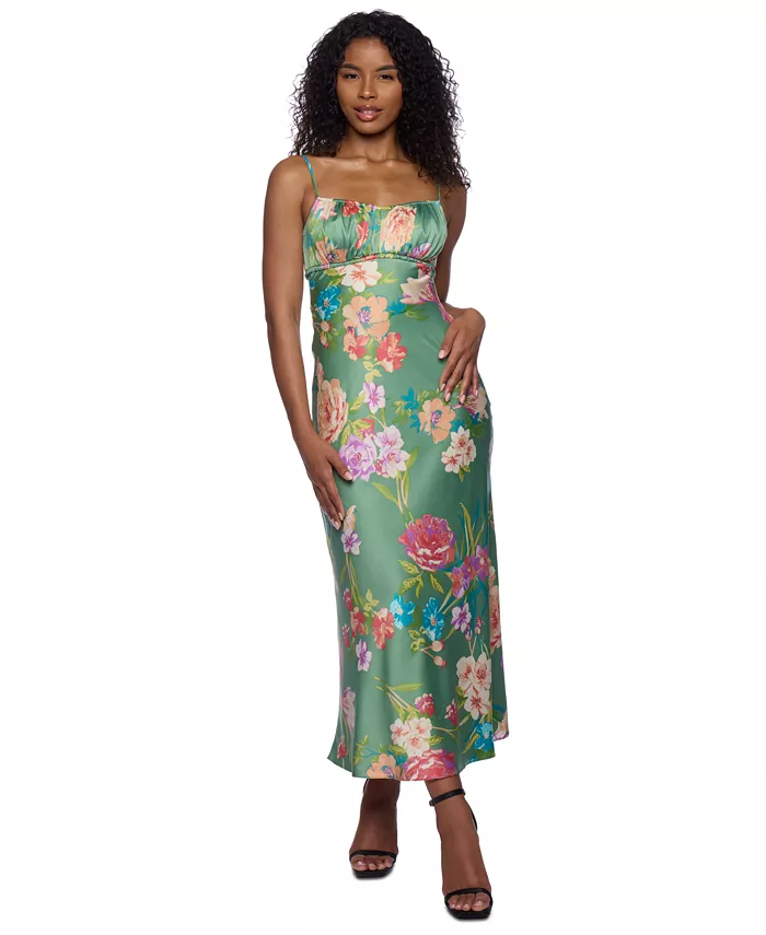 Атласное платье-миди с бретельками на спине от Junior's Emma B Darlin, зеленый
Атласное платье-миди с бретельками на спине от Junior's Emma B Darlin, зеленый