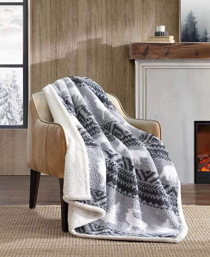 Двустороннее одеяло из искусственной овчины, 50 x 60 дюймов Eddie Bauer, зеленый
Двустороннее одеяло из искусственной овчины, 50 x 60 дюймов Eddie Bauer, зеленый
