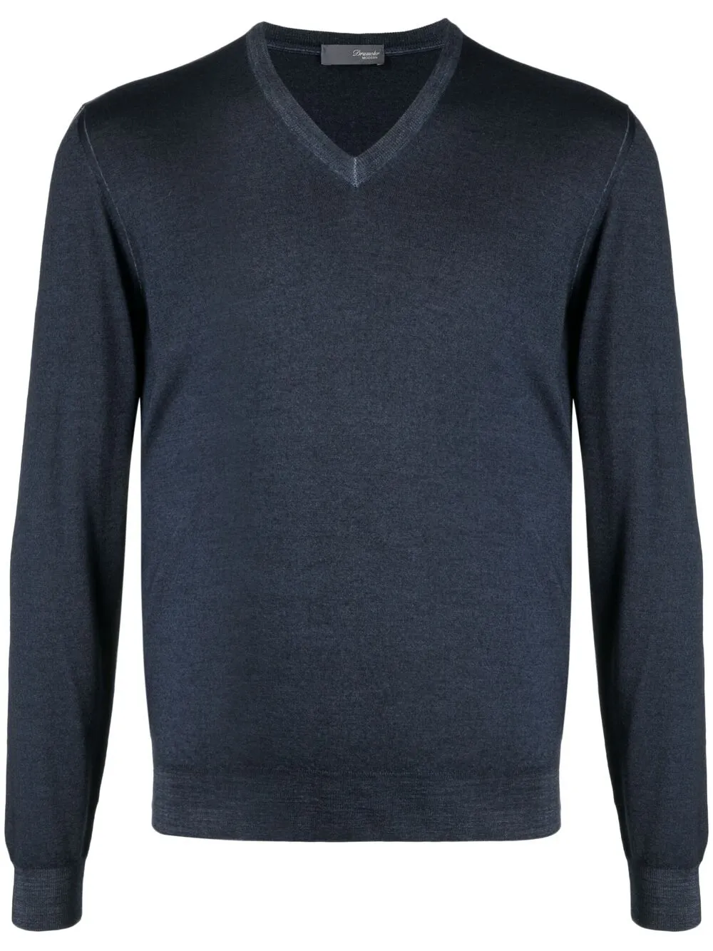 Свитер с V-образным вырезом Drumohr, синий
Свитер с V-образным вырезом Drumohr, синий