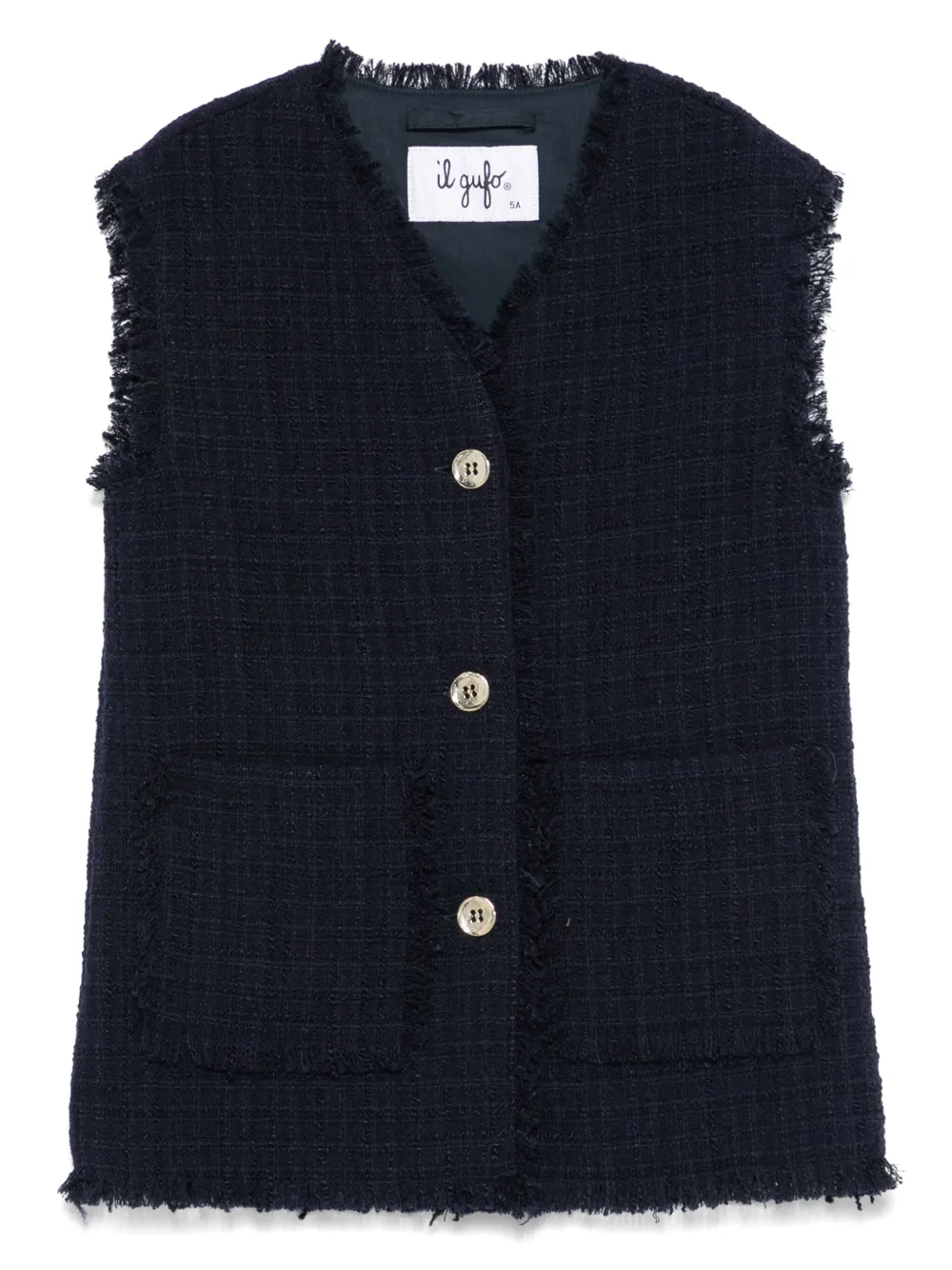 Твидовый жилет Il Gufo, синий
Твидовый жилет Il Gufo, синий