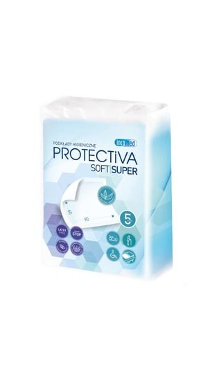 Прокладки гигиенические, 90х60, 5 шт. Protectiva soft super, Incomed
Прокладки гигиенические, 90х60, 5 шт. Protectiva soft super, Incomed