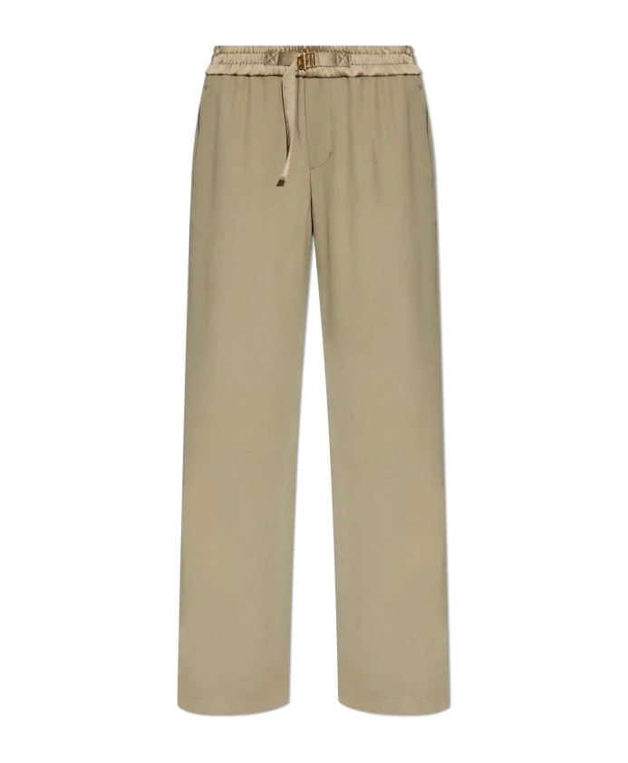 Брюки с поясом Ami Paris, зеленый
Брюки с поясом Ami Paris, зеленый