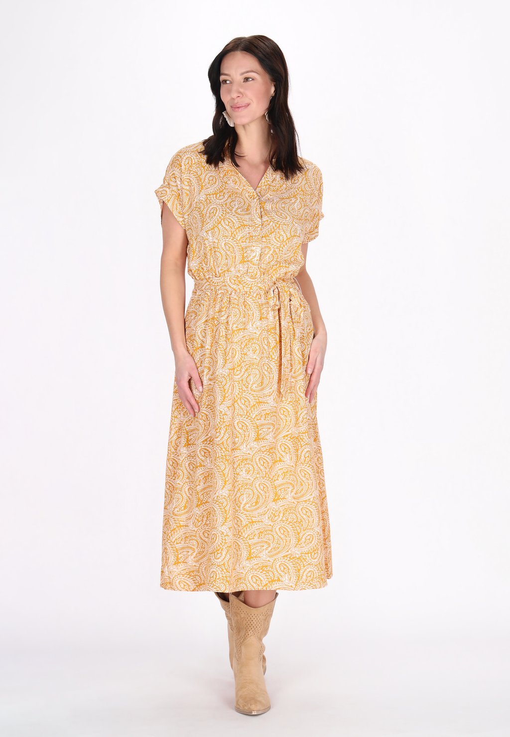 Платье-рубашка usha, желтый
Платье-рубашка usha, желтый