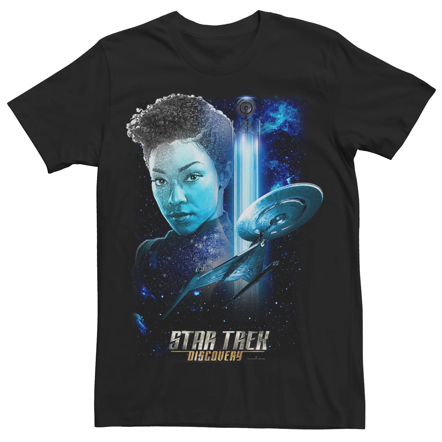 Мужская футболка Star Trek Discovery Burnham с космическим рисунком Licensed Character
Мужская футболка Star Trek Discovery Burnham с космическим рисунком Licensed Character