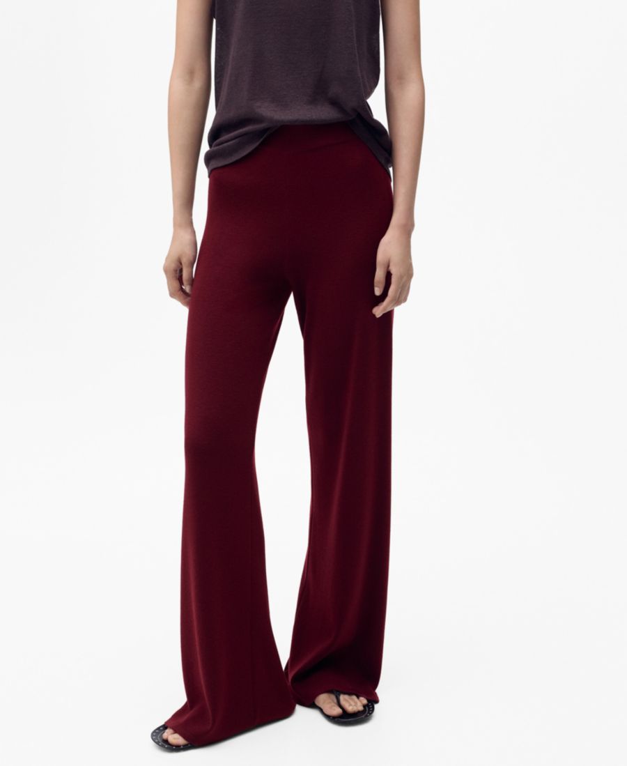Женские прямые вязаные брюки MANGO, Maroon
Женские прямые вязаные брюки MANGO, Maroon