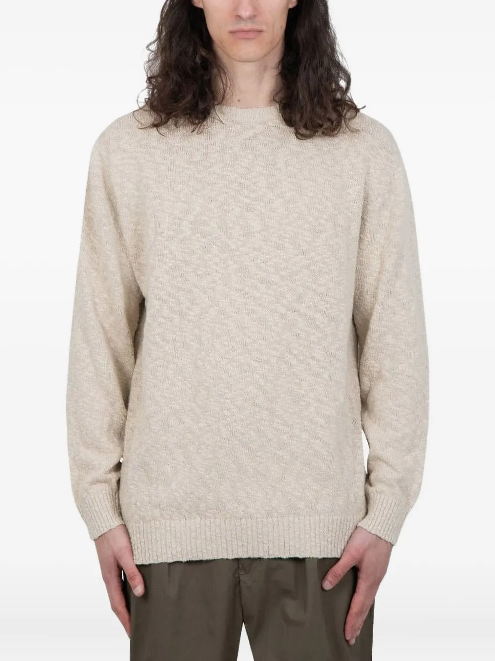 Свитер с круглым вырезом 5G BEAMS PLUS, нейтральный 
Свитер с круглым вырезом 5G BEAMS PLUS, нейтральный