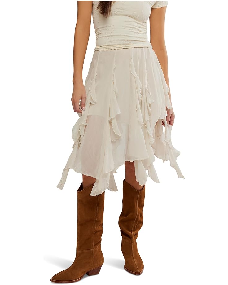 Юбка Free People Susanna Knee-length Midi Skirt, цвет White Alyssum 
Юбка Free People Susanna Knee-length Midi Skirt, цвет White Alyssum