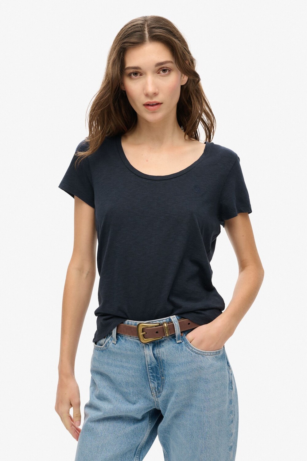 Футболка с круглым вырезом Superdry, синий
Футболка с круглым вырезом Superdry, синий