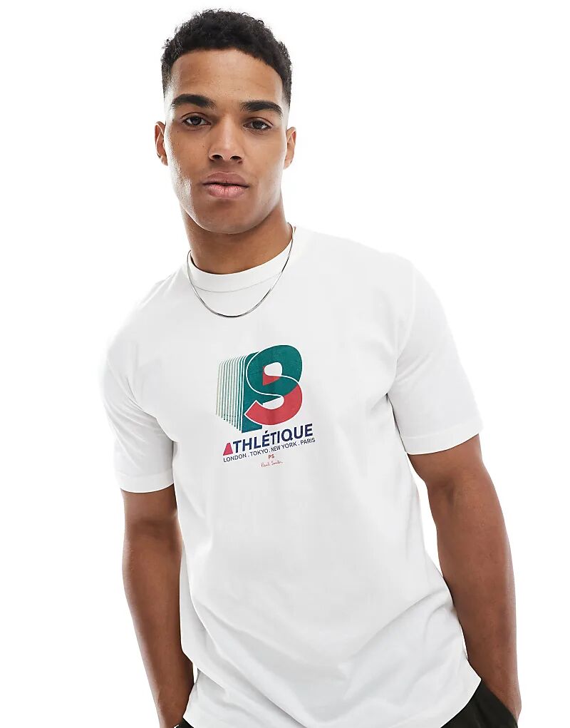 Футболка PS Paul Smith классического кроя с логотипом белого цвета
Футболка PS Paul Smith классического кроя с логотипом белого цвета