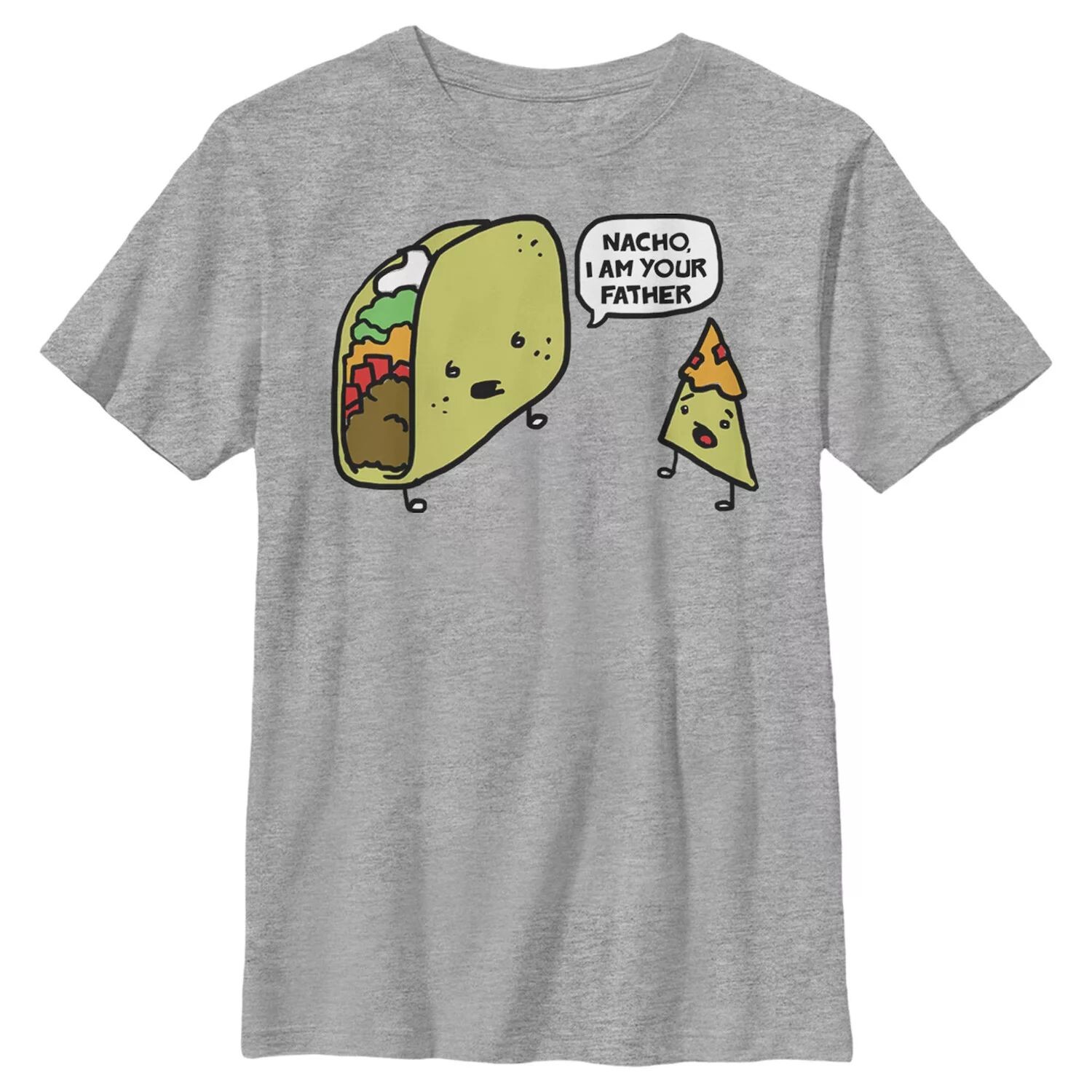 Футболка с забавным рисунком «Тако, папа, начо, сын», для мальчиков 8–20 лет Licensed Character
Футболка с забавным рисунком «Тако, папа, начо, сын», для мальчиков 8–20 лет Licensed Character