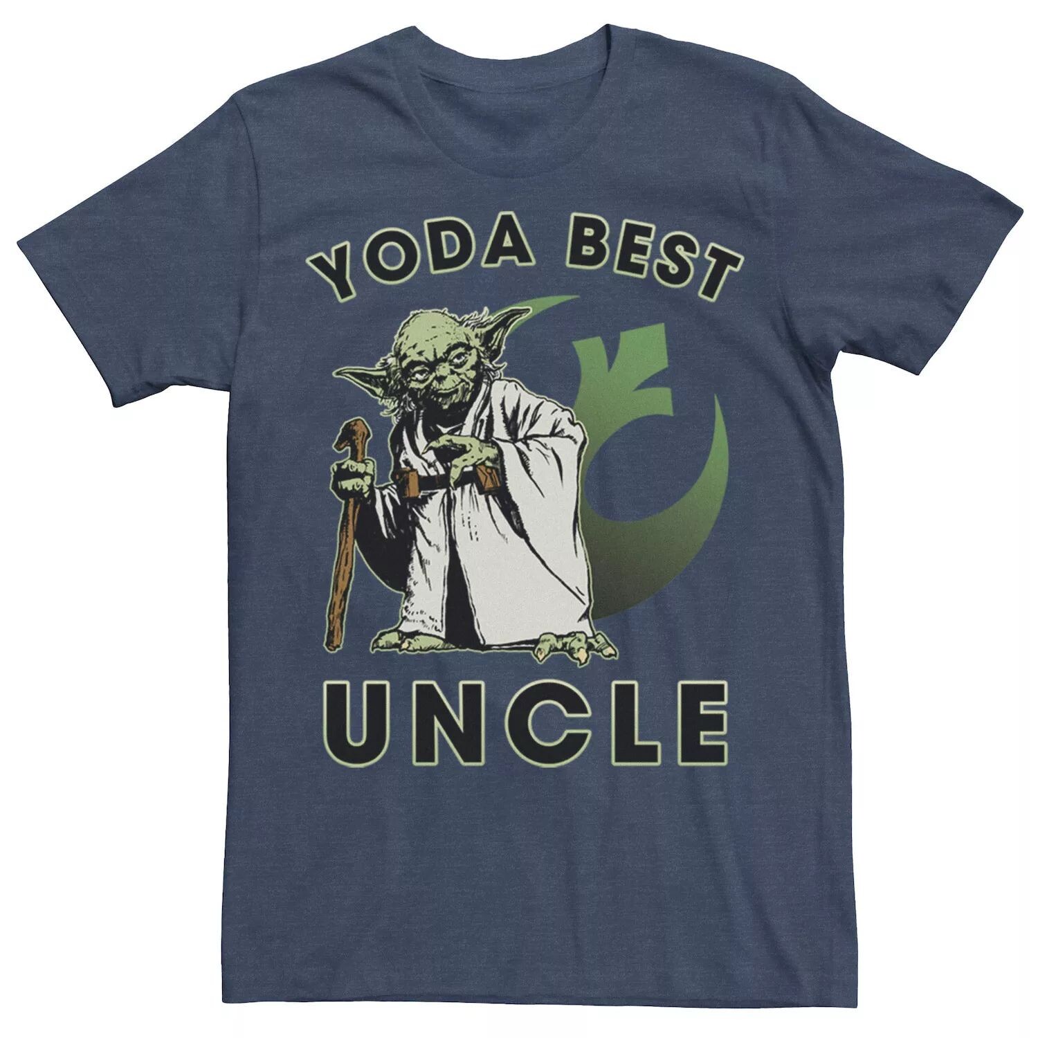 Мужская футболка с логотипом Yoda Best Uncle Rebel Star Wars 
Мужская футболка с логотипом Yoda Best Uncle Rebel Star Wars
