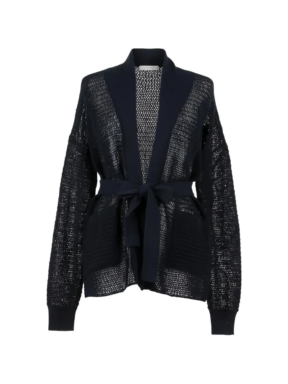 Кардиган с поясом Twinset, синий
Кардиган с поясом Twinset, синий