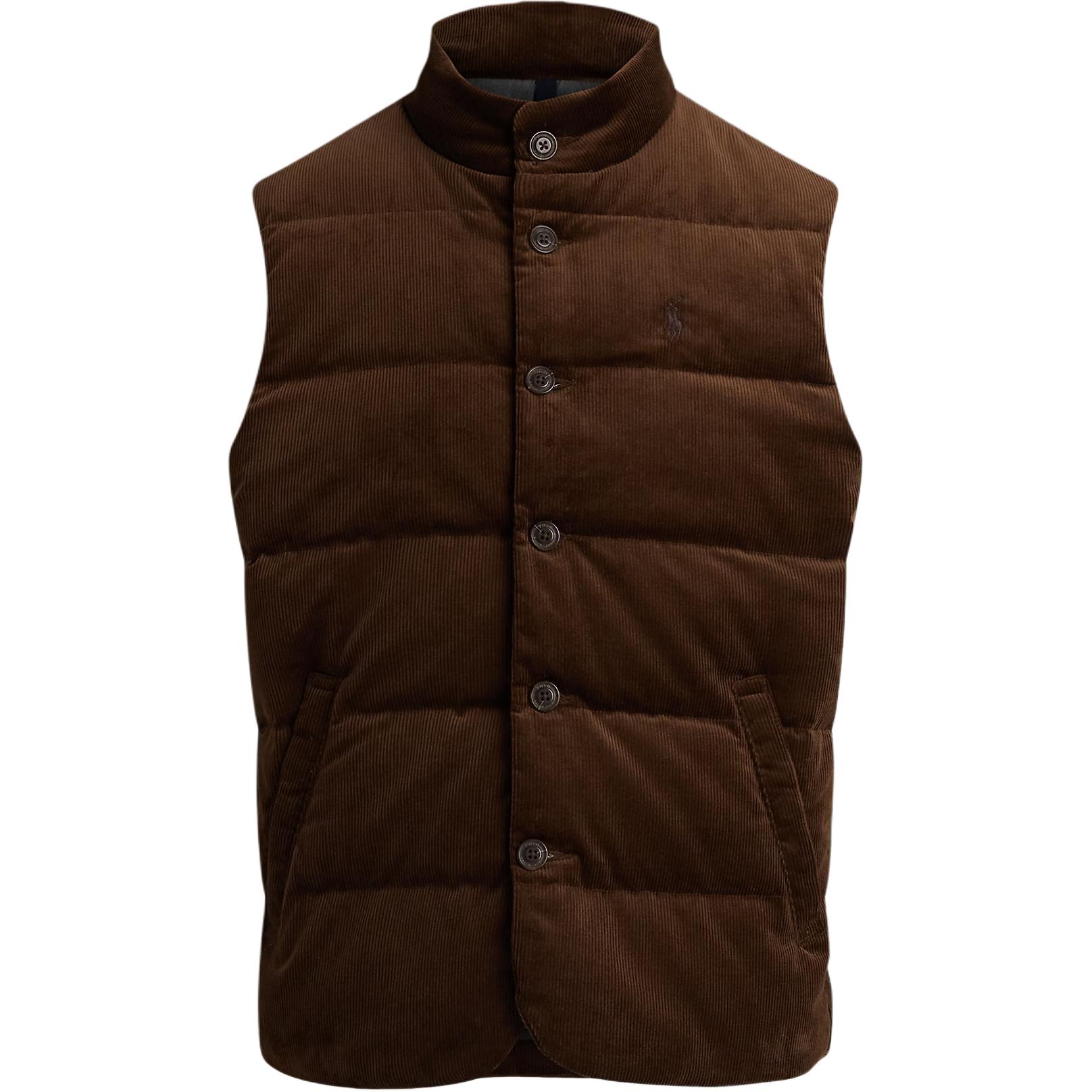 Вельветовый стеганый жилет с вышитым логотипом Polo Ralph Lauren, светлый красныйdish umber
Вельветовый стеганый жилет с вышитым логотипом Polo Ralph Lauren, светлый красныйdish umber