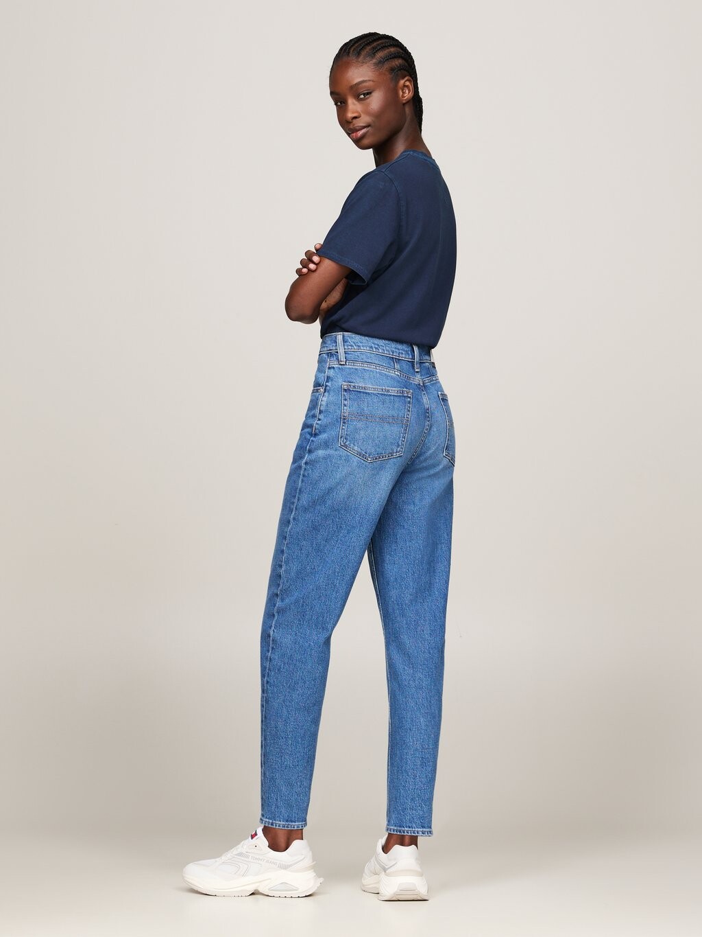 Джинсы свободного кроя MOM Tommy Hilfiger, синие джинсы
Джинсы свободного кроя MOM Tommy Hilfiger, синие джинсы