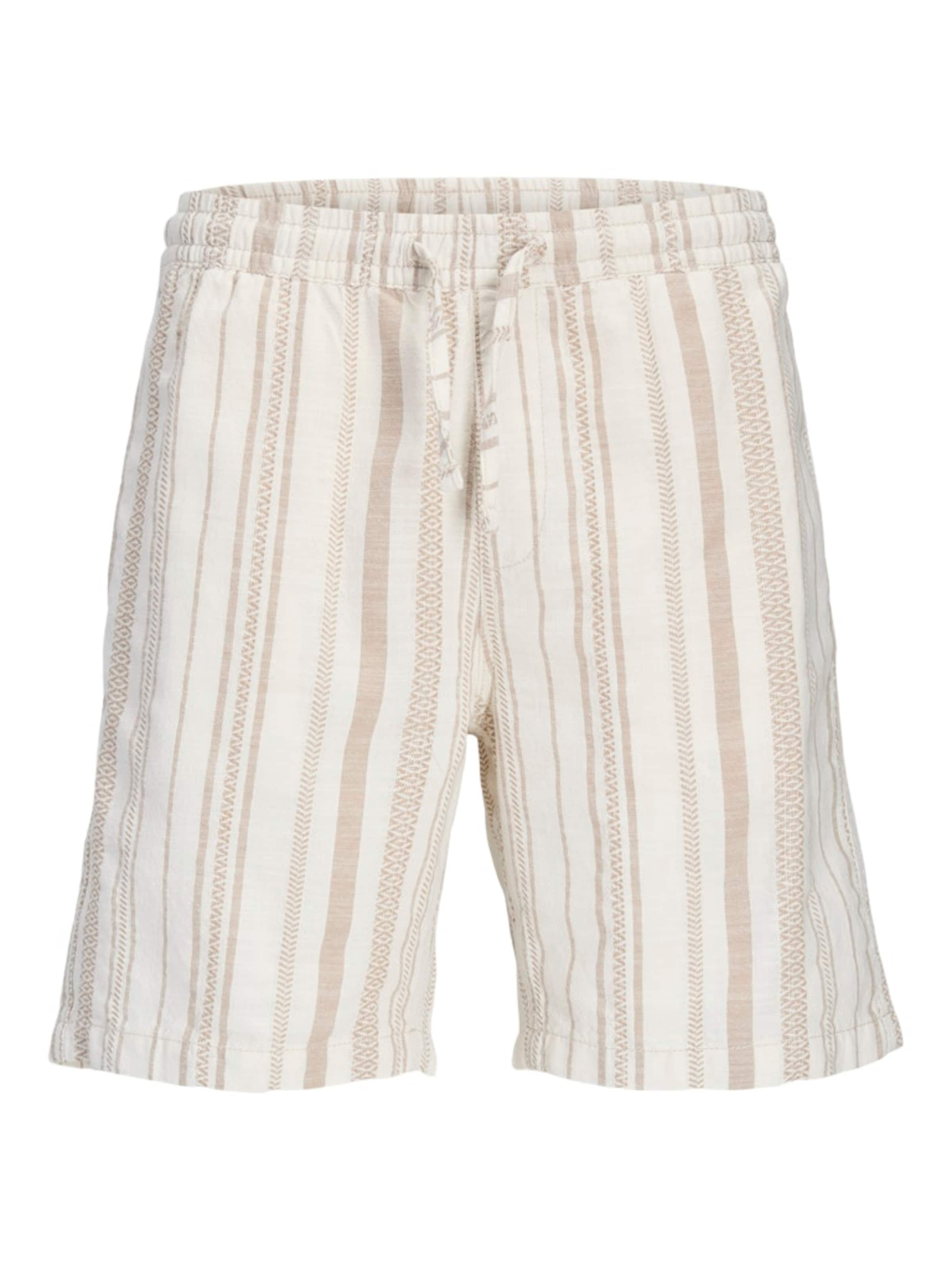 JACK & JONES Широкие шорты 'JPSTJAIDEN BOHEME' в цвете экрю, темный беж
JACK & JONES Широкие шорты 'JPSTJAIDEN BOHEME' в цвете экрю, темный беж