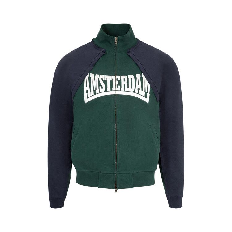 Толстовка Vetements Patched Zip Up, Emerald Green/Navy
Толстовка Vetements Patched Zip Up, Emerald Green/Navy