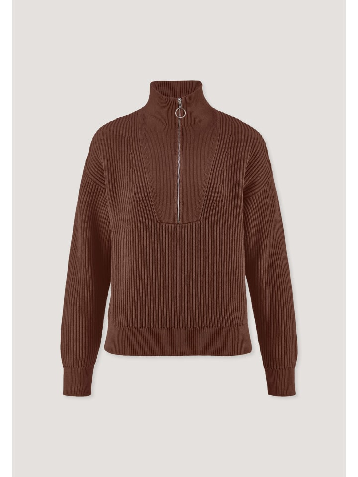 Вязаный свитер Troyer цвета темной ржавчины Hessnatur
Вязаный свитер Troyer цвета темной ржавчины Hessnatur