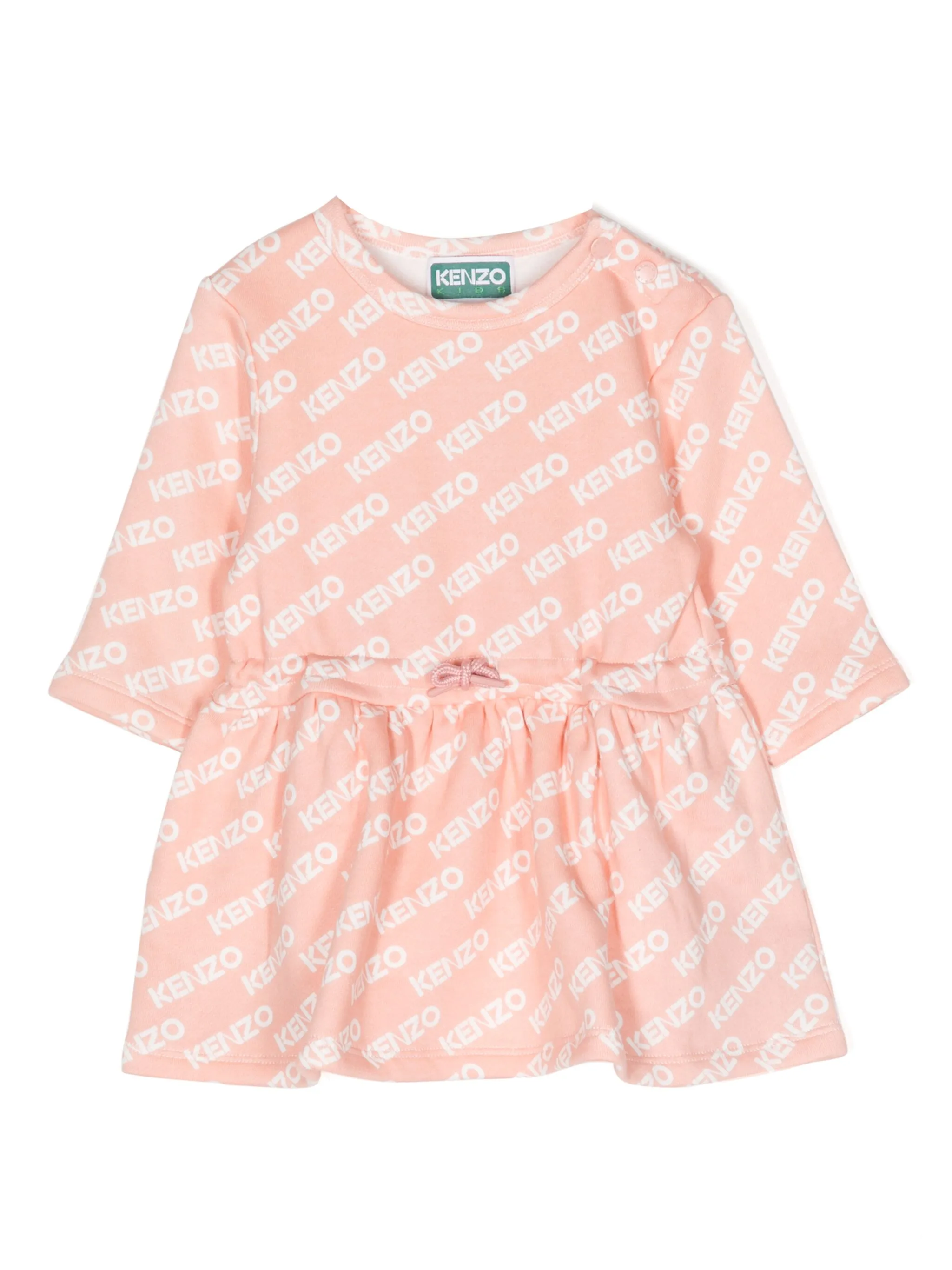 Платье мини с логотипом Kenzo Kids, розовый
Платье мини с логотипом Kenzo Kids, розовый