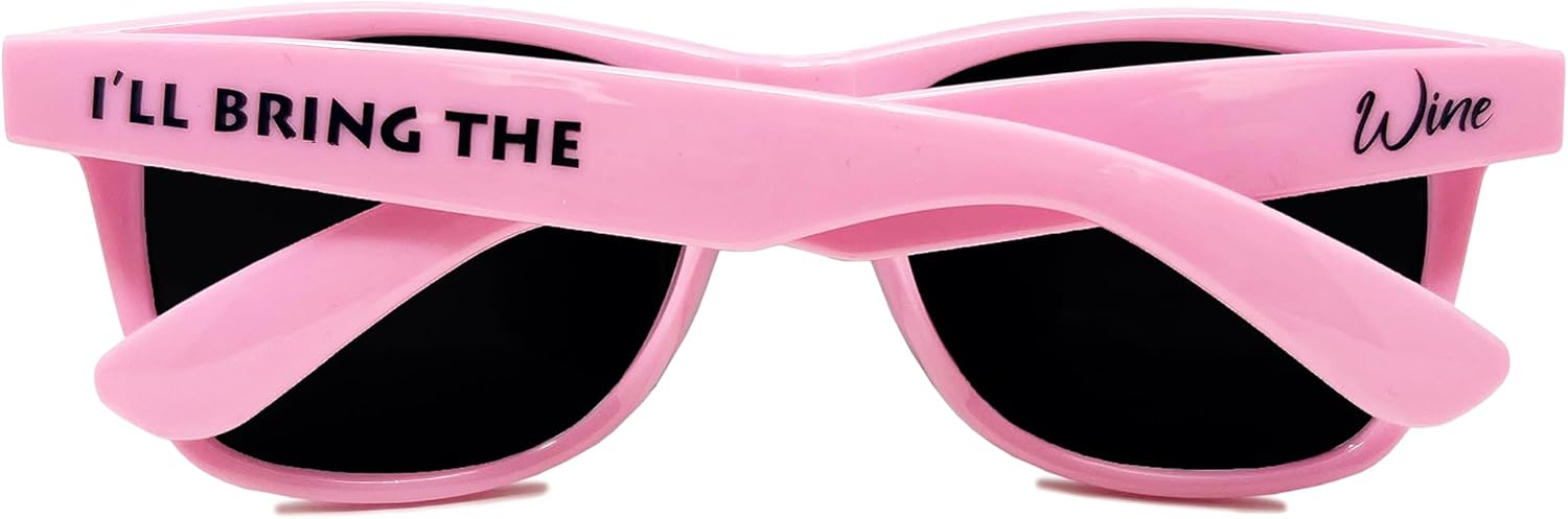 Стильные поляризованные солнцезащитные очки Funky Junque в стиле ретро — защита от УФ-излучения, классические очки унисекс — для девичника, однотонные, в выгодных комплектах, I'll Bring the - Wine (Light Pink)
Стильные поляризованные солнцезащитные очки Funky Junque в стиле ретро — защита от УФ-излучения, классические очки унисекс — для девичника, однотонные, в выгодных комплектах, I'll Bring the - Wine (Light Pink)