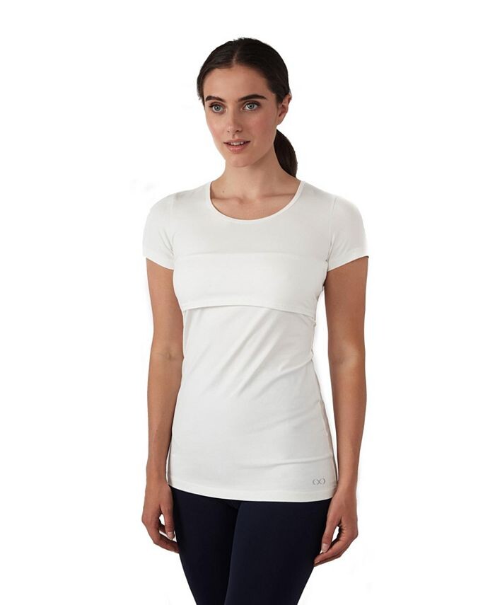 Топ для кормления с круглым вырезом и короткими рукавами Nia для беременных Modern Eternity Maternity, тан/бежевый
Топ для кормления с круглым вырезом и короткими рукавами Nia для беременных Modern Eternity Maternity, тан/бежевый