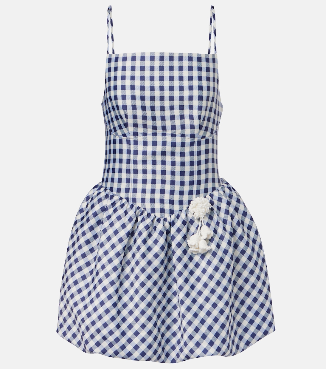 Мини-платье из тафты в клетку Self-Portrait, синий
Мини-платье из тафты в клетку Self-Portrait, синий