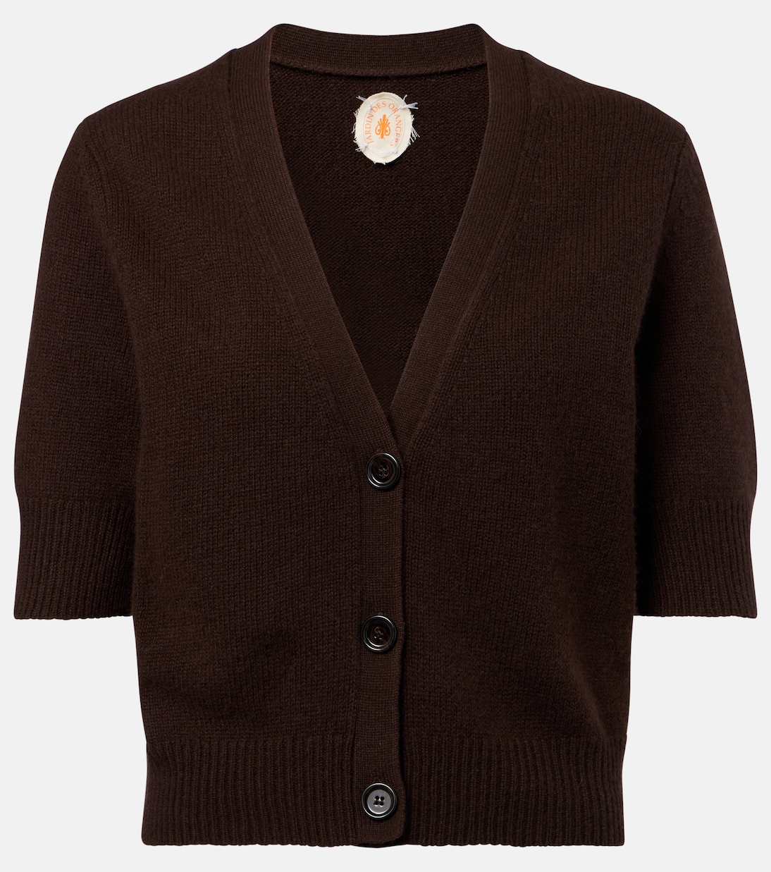 Кашемировый кардиган Jardin des Orangers, темно-коричневый
Кашемировый кардиган Jardin des Orangers, темно-коричневый