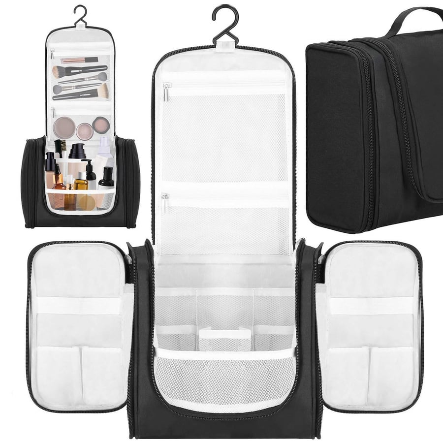 Косметичка, дорожный органайзер 24x21x10 см, чехол с 13 отделениями, черный Springos
Косметичка, дорожный органайзер 24x21x10 см, чехол с 13 отделениями, черный Springos