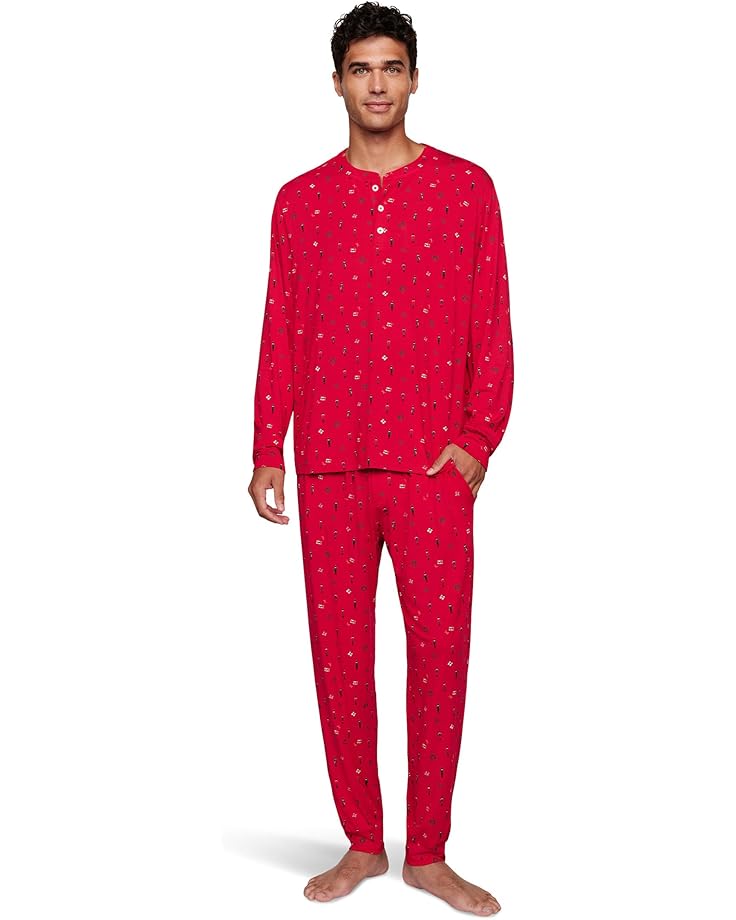 Мужской комплект пижамы Eberjey Henry Printed Long, Nutcracker Holly Red
Мужской комплект пижамы Eberjey Henry Printed Long, Nutcracker Holly Red