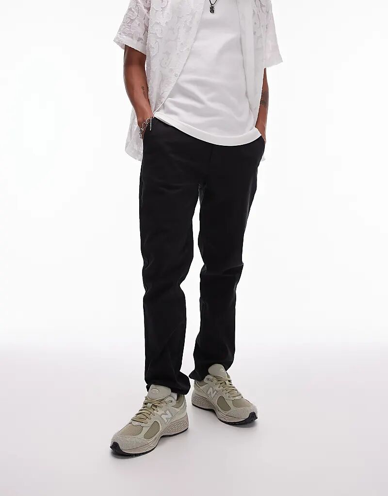 Узкие брюки-чинос черного цвета Topman
Узкие брюки-чинос черного цвета Topman