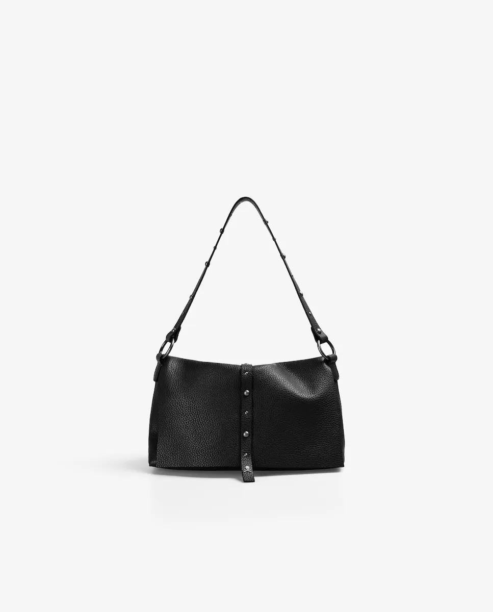 Женская кожаная сумка через плечо с заклепками и клапаном Scalpers, черный
Женская кожаная сумка через плечо с заклепками и клапаном Scalpers, черный