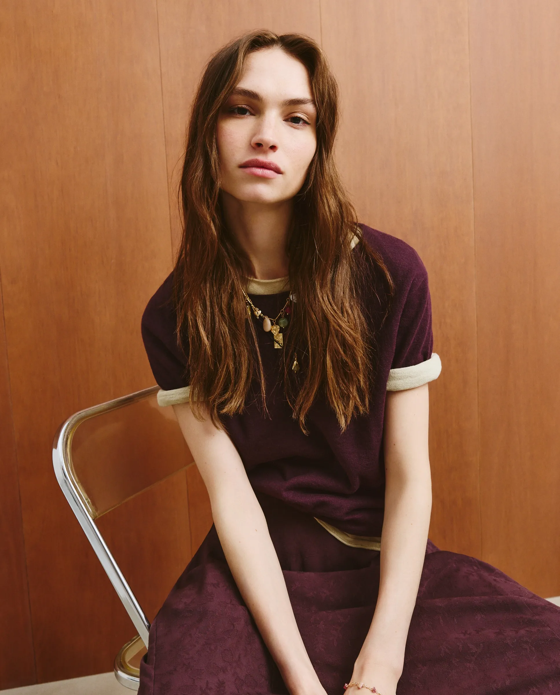 Женская футболка с коротким рукавом Southern Cotton, баклажановый
Женская футболка с коротким рукавом Southern Cotton, баклажановый