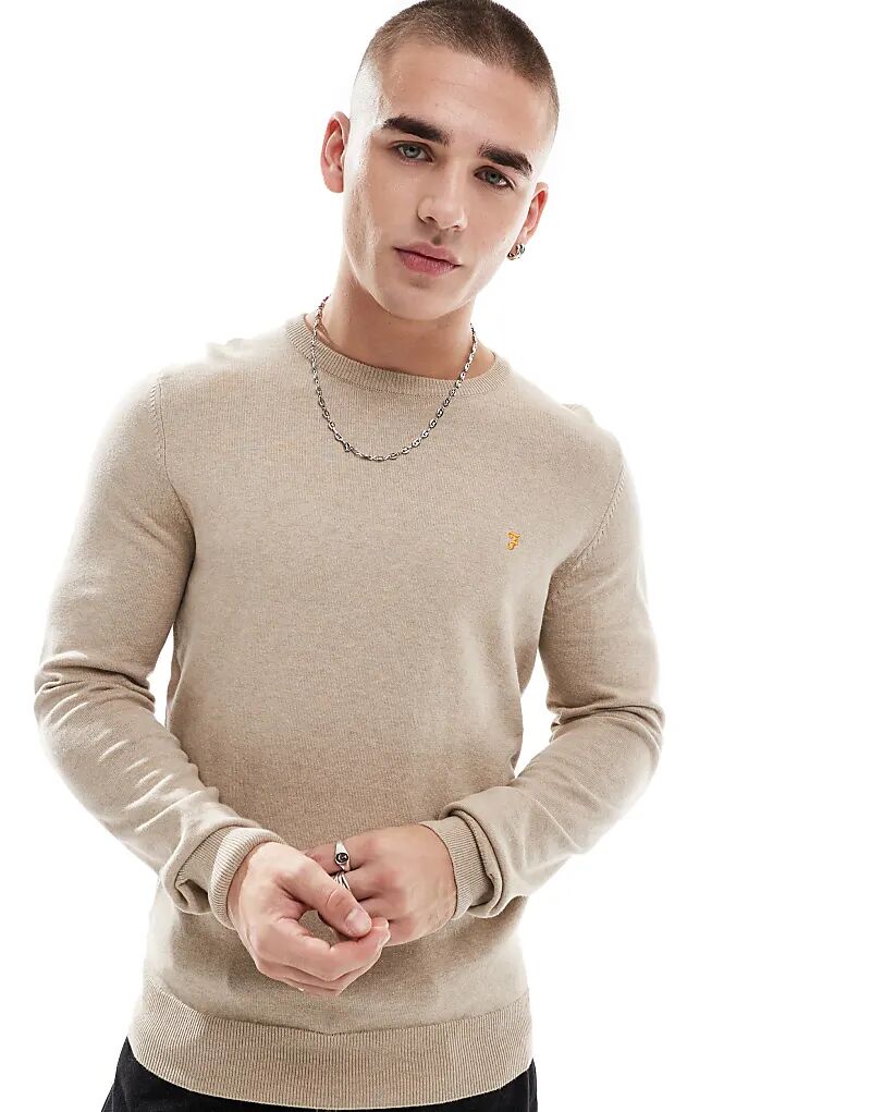 Джемпер вязаный mullen в бежевом цвете Farah
Джемпер вязаный mullen в бежевом цвете Farah