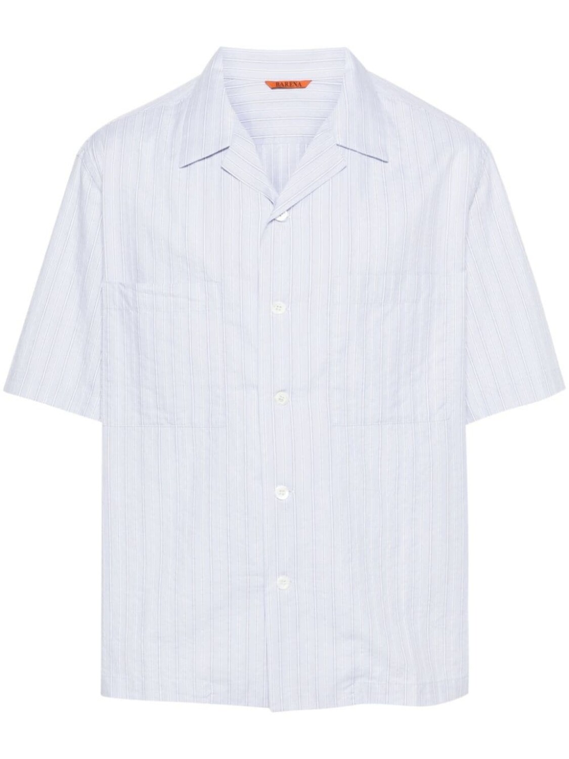 Рубашка из хлопка в полоску Barena, синяя
Рубашка из хлопка в полоску Barena, синяя