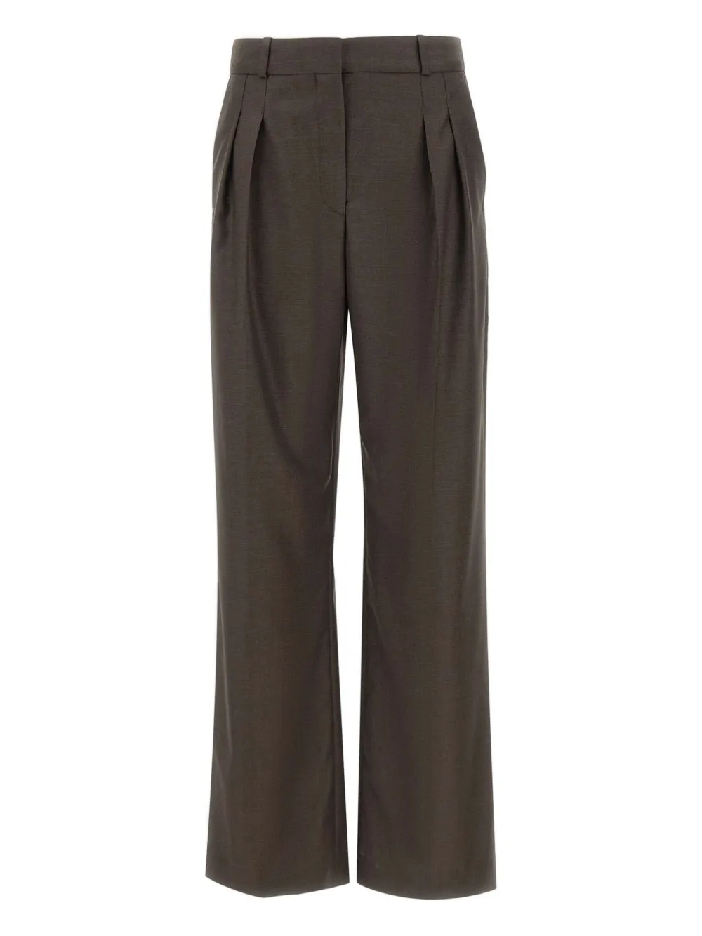 Плиссированные брюки широкого кроя LouLou de Saison, коричневый
Плиссированные брюки широкого кроя LouLou de Saison, коричневый