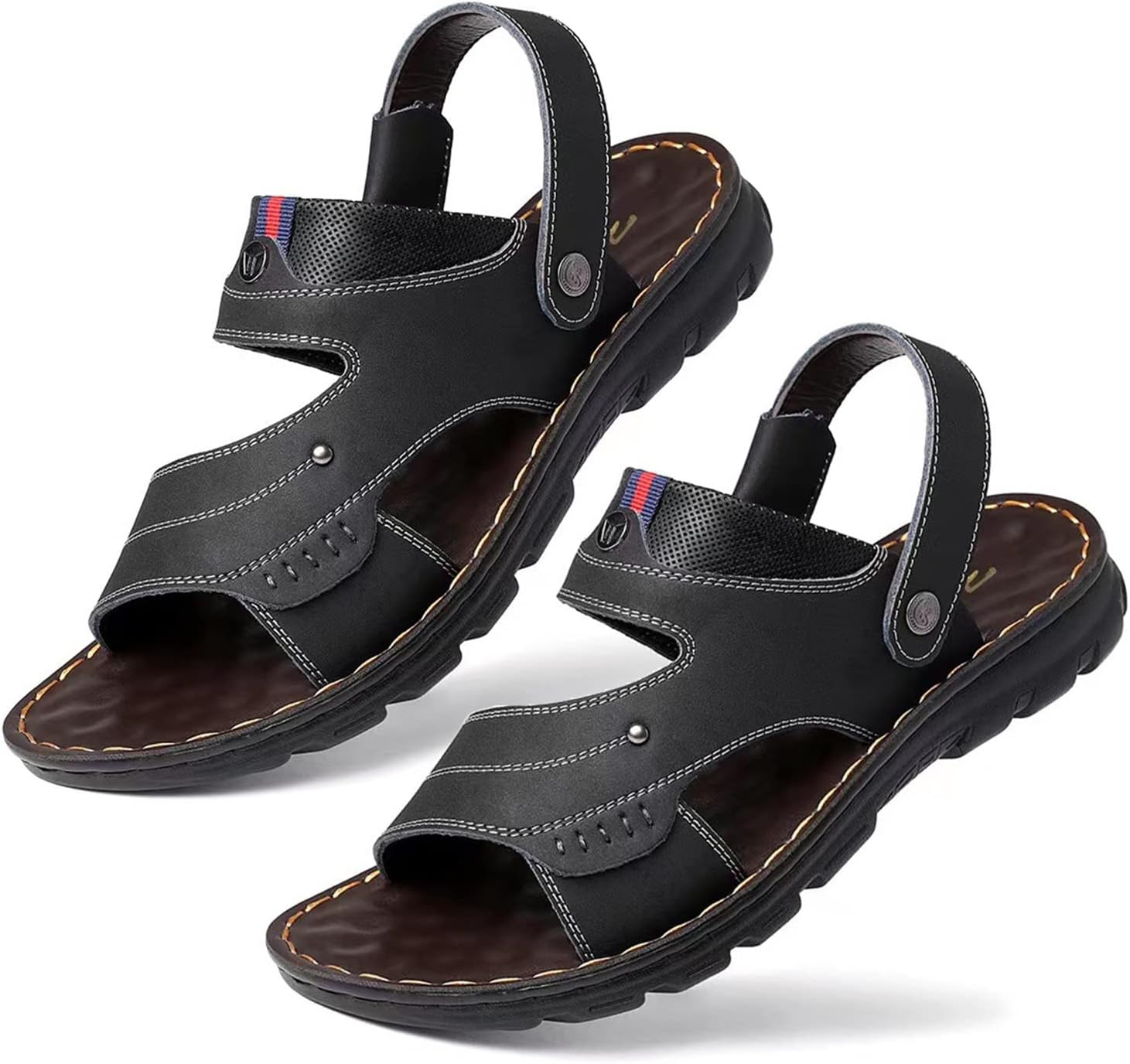 Мужские спортивные сандалии для походов и прогулок, противоскользящие, водонепроницаемые, легкие и удобные пляжные туфли, мужские кожаные спортивные сандалии, дышащие, водонепроницаемые, для активного отдыха на улице (Цвет: коричневый, Размер: 8...
Мужские спортивные сандалии для походов и прогулок, противоскользящие, водонепроницаемые, легкие и удобные пляжные туфли, мужские кожаные спортивные сандалии, дышащие, водонепроницаемые, для активного отдыха на улице (Цвет: коричневый, Размер: 8...
