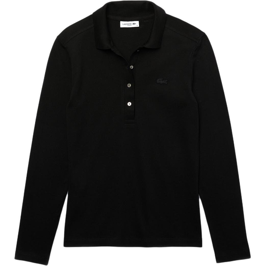 Поло из стрейч-хлопка LACOSTE, черный
Поло из стрейч-хлопка LACOSTE, черный