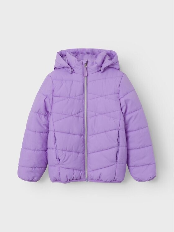 Пуховик стандартного кроя Name It, фиолетовый 
Пуховик стандартного кроя Name It, фиолетовый