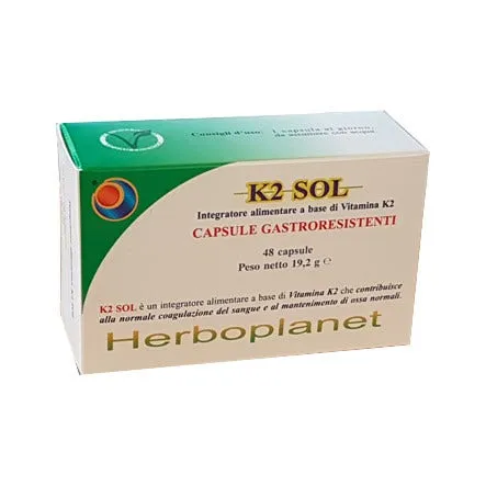 К2 Сол 48 капсул Herboplanet
К2 Сол 48 капсул Herboplanet