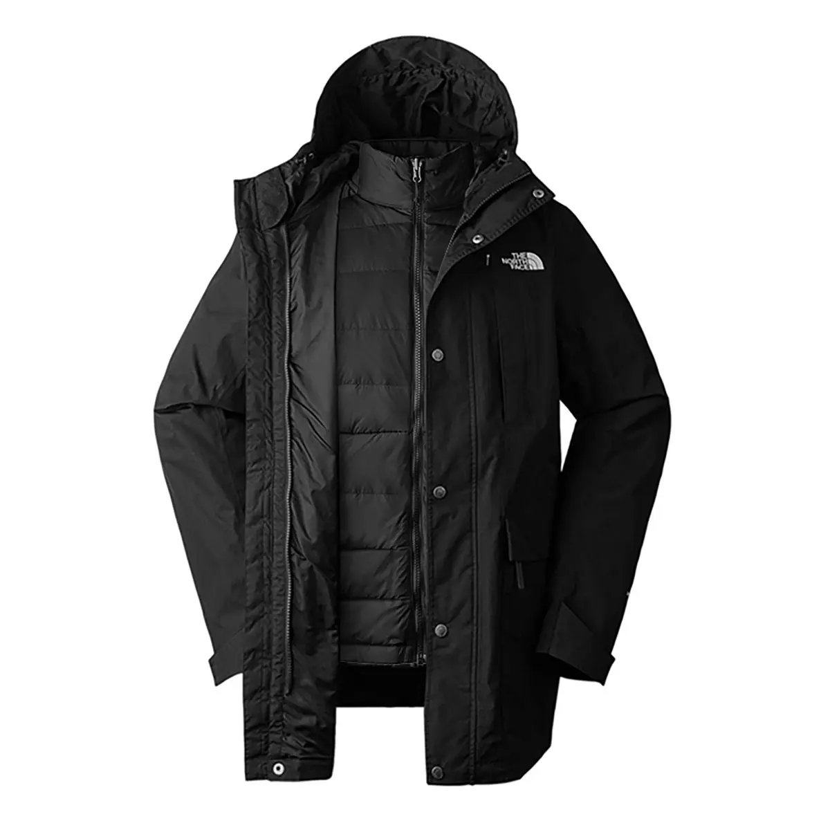 Пуховик мужской черный The North Face
Пуховик мужской черный The North Face